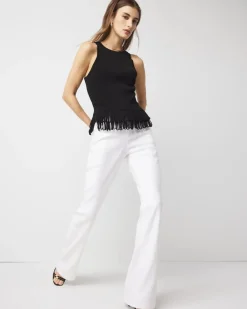 Fringe Hem Sweater Tank*White House Black Market Discount