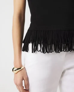 Fringe Hem Sweater Tank*White House Black Market Discount
