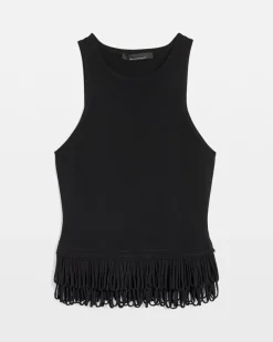 Fringe Hem Sweater Tank*White House Black Market Discount