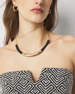 Geometric Embroidered Top*White House Black Market Clearance