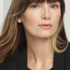 Glass Pearl Stud Earrings*White House Black Market Fashion