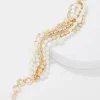Gold + Pearl Multiple Strand Bracelet*White House Black Market Sale