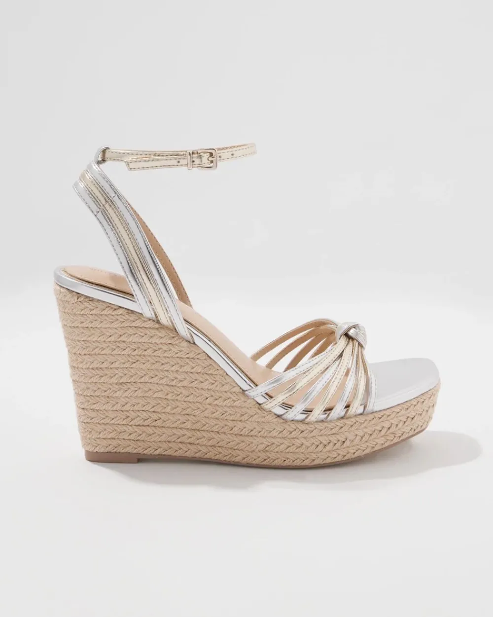 Gold + Silver High Heel Wedge*White House Black Market Sale