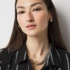 Gold + Silver Mariner Links Necklace*White House Black Market Discount