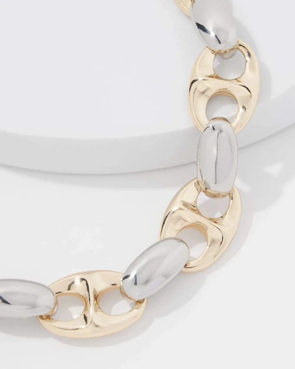 Gold + Silver Mariner Links Necklace*White House Black Market Discount
