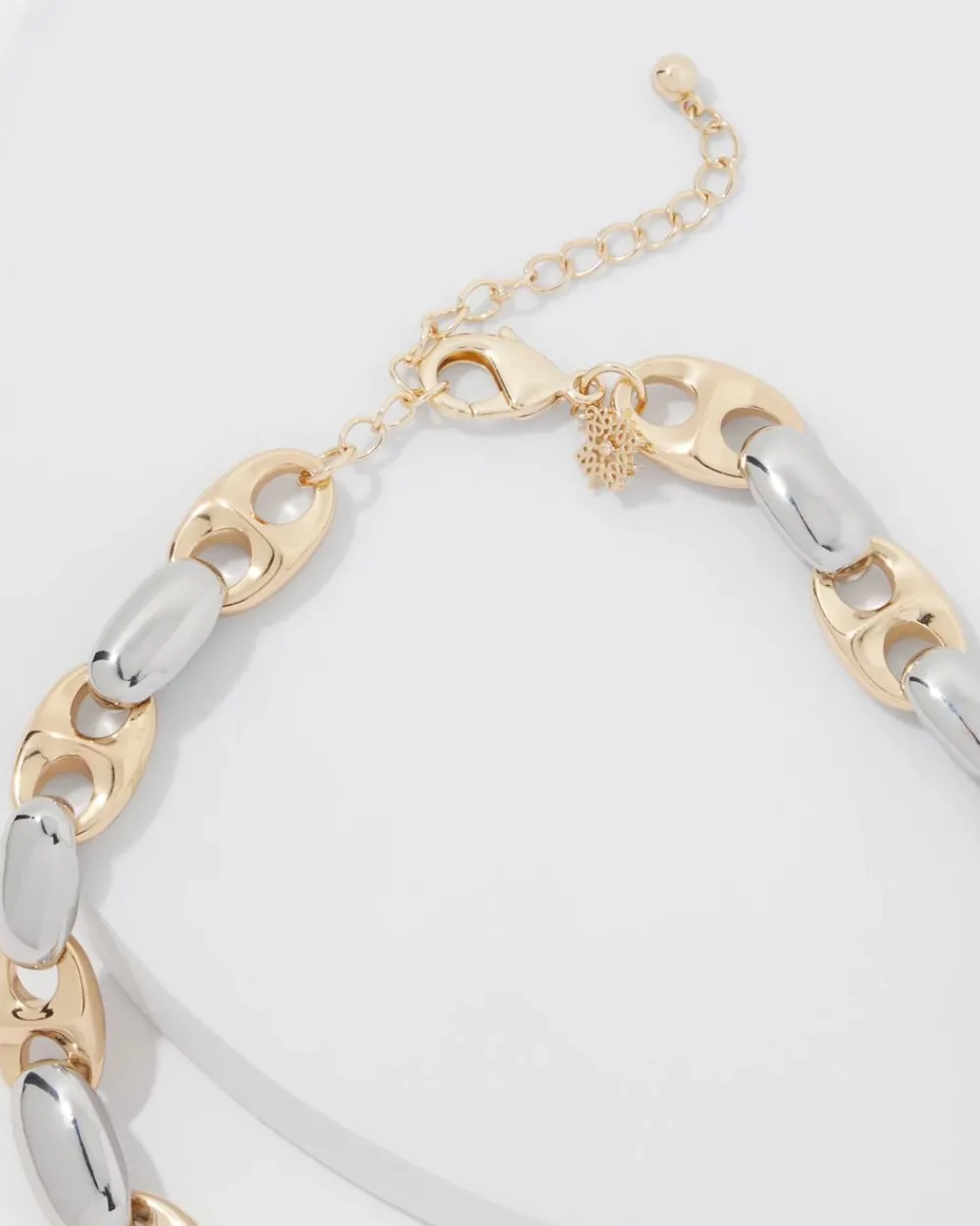 Gold + Silver Mariner Links Necklace*White House Black Market Discount