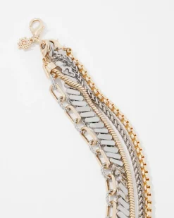 Gold + Silver Mixed Chain Convertible Necklace*White House Black Market Clearance