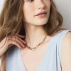 Gold + Silver Pavé Link Necklace*White House Black Market Discount