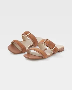 Gold Buckle Flat Sandal*White House Black Market Online