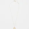 Gold Hammered Disc Pendant*White House Black Market Hot