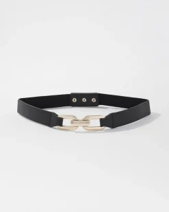 Gold Link Stretch Belt*White House Black Market Best