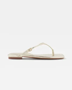Gold Metallic Heel Sandal*White House Black Market Sale