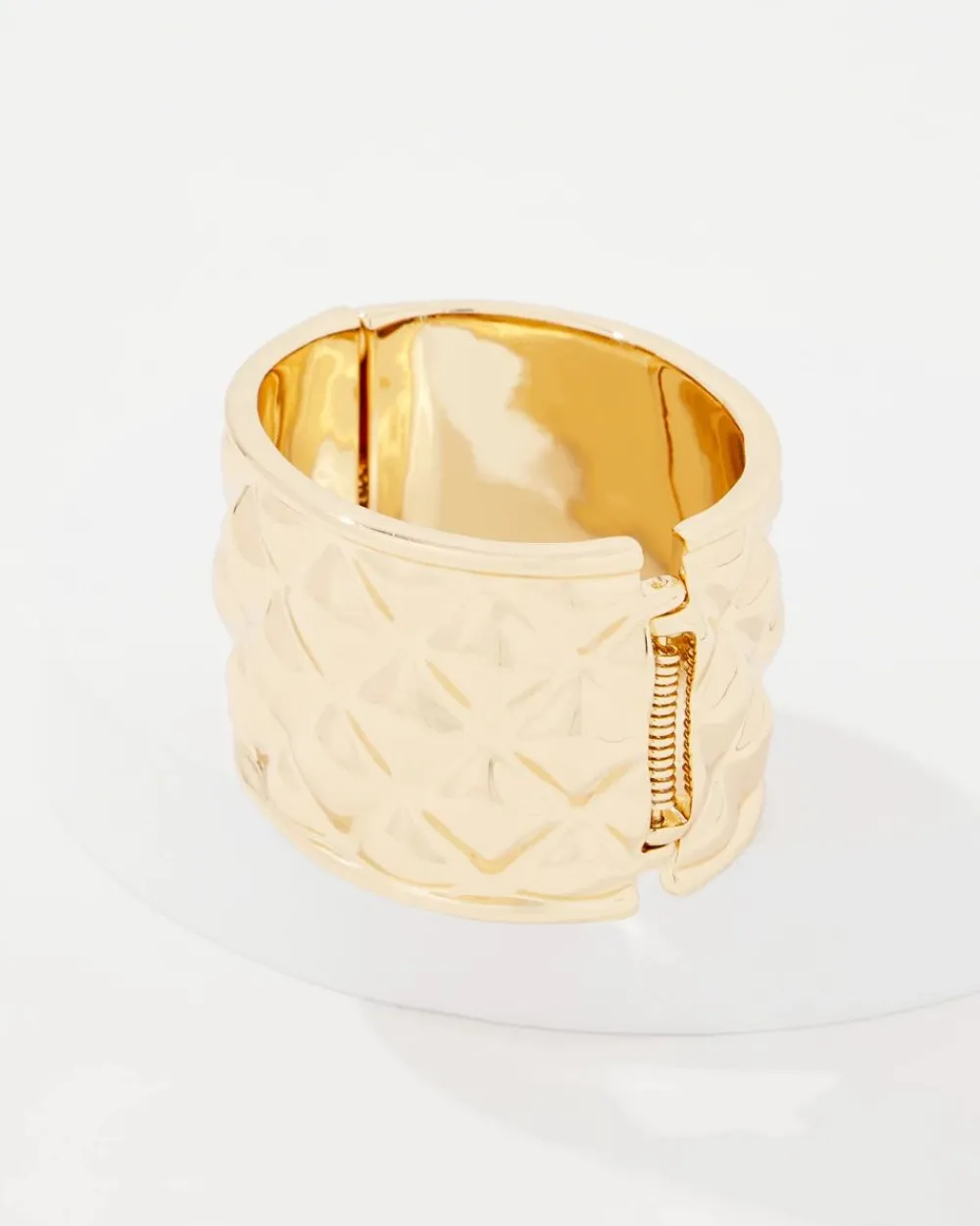 Gold Quilted Cuff*White House Black Market Fashion