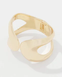 Gold Sculptural Cuff*White House Black Market New