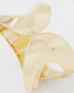 Gold Sculptural Cuff*White House Black Market New