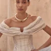 Gold Sculptural Hinged Collar*White House Black Market Clearance