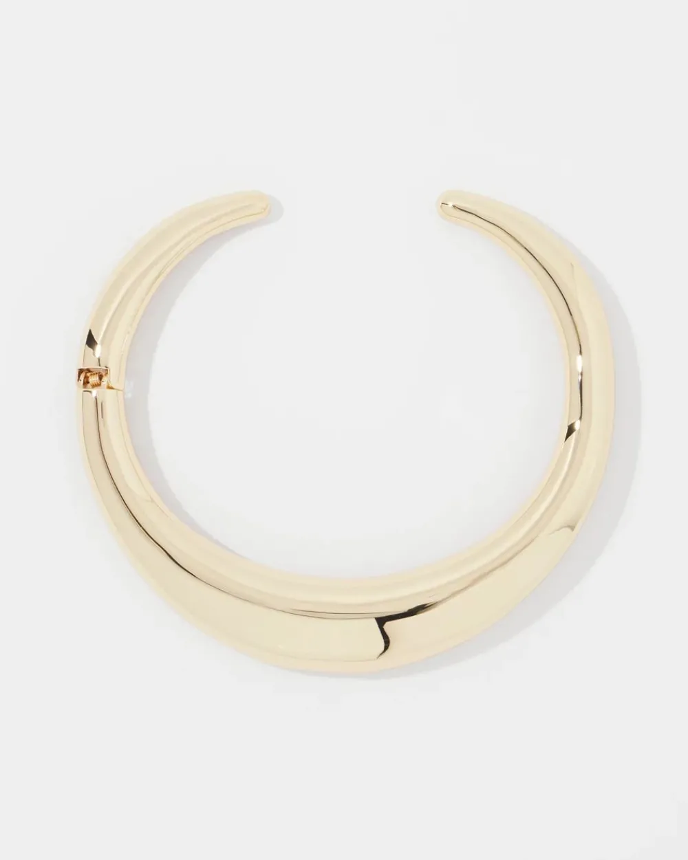Gold Sculptural Hinged Collar*White House Black Market Clearance