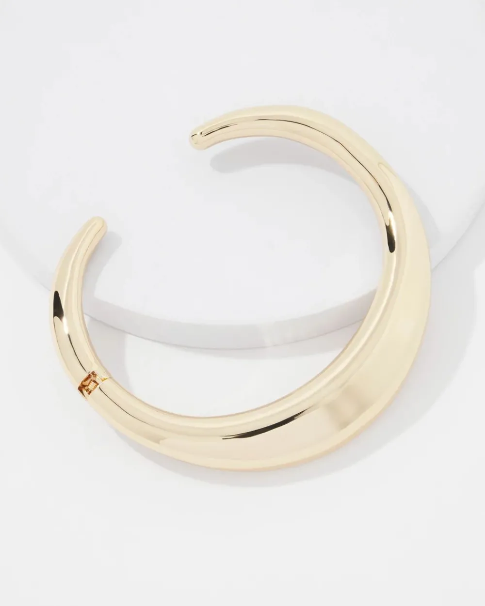 Gold Sculptural Hinged Collar*White House Black Market Clearance