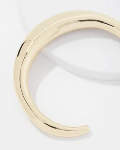 Gold Sculptural Hinged Collar*White House Black Market Clearance