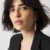 Gold Sculptural Statement Drop Earrings*White House Black Market Hot