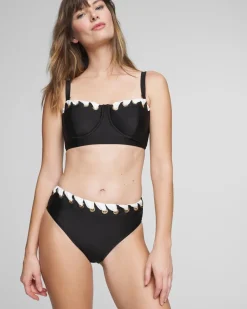 Grommet Lace-Up Bottom*White House Black Market New