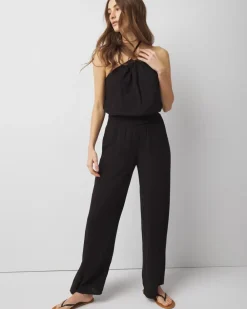 Halter Jumpsuit Cover-Up*White House Black Market Sale