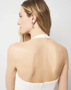 Halter Neck Bustier Top*White House Black Market Fashion