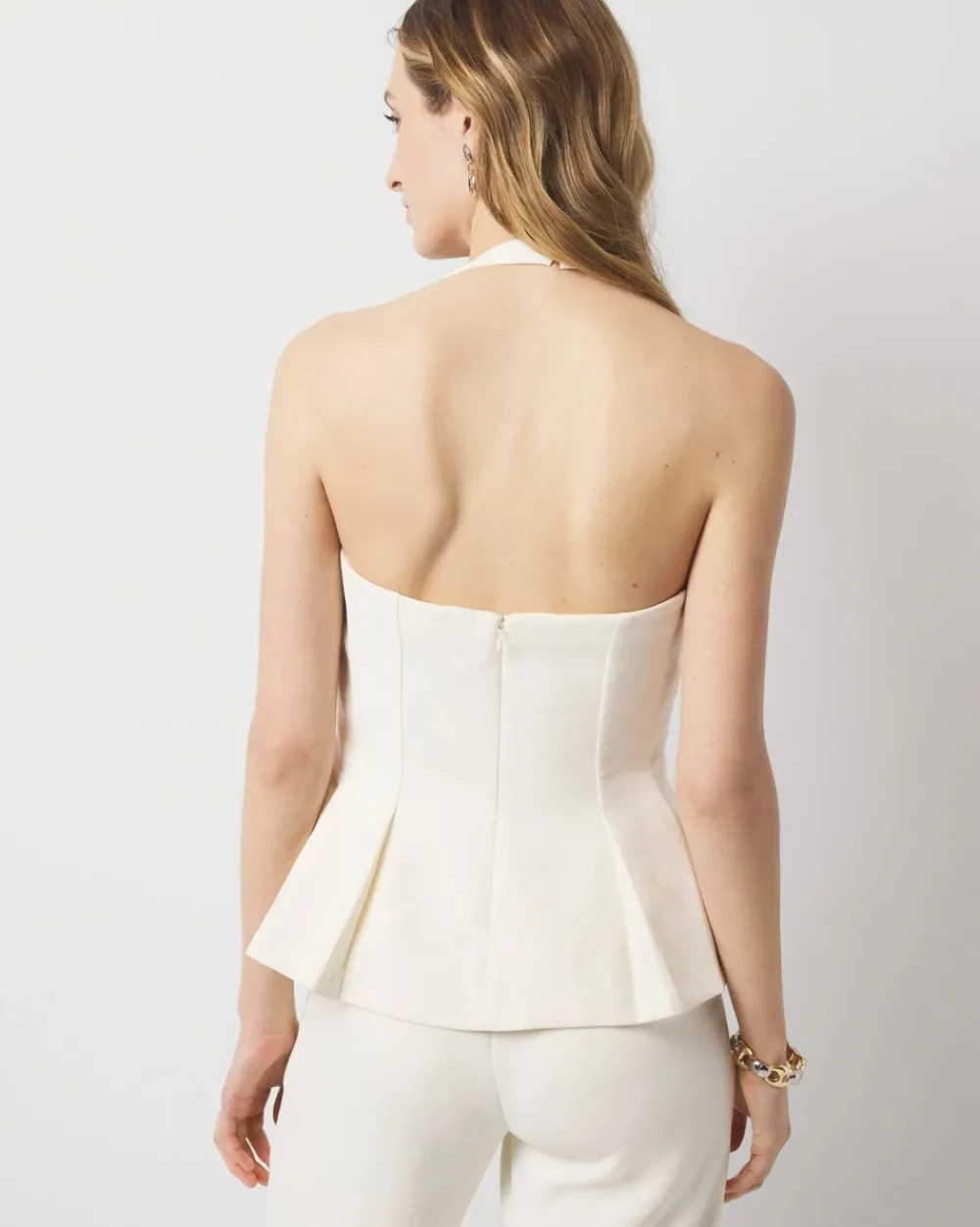Halter Neck Bustier Top*White House Black Market Fashion