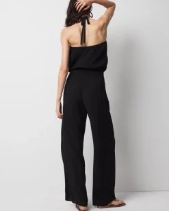 Halter O-Ring Jumpsuit Coverup*White House Black Market Discount