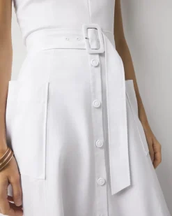 Halter Trench Midi Dress*White House Black Market Outlet