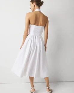Halter Trench Midi Dress*White House Black Market Outlet