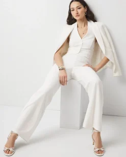 Halter Vest Wide Leg Jumpsuit*White House Black Market Best