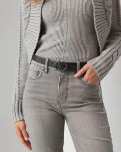 Hematite Buckle Belt*White House Black Market Outlet