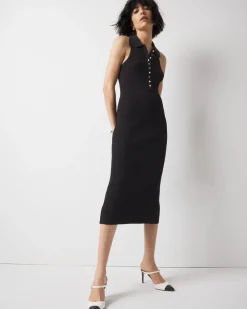Henley Sweater Dress*White House Black Market Hot