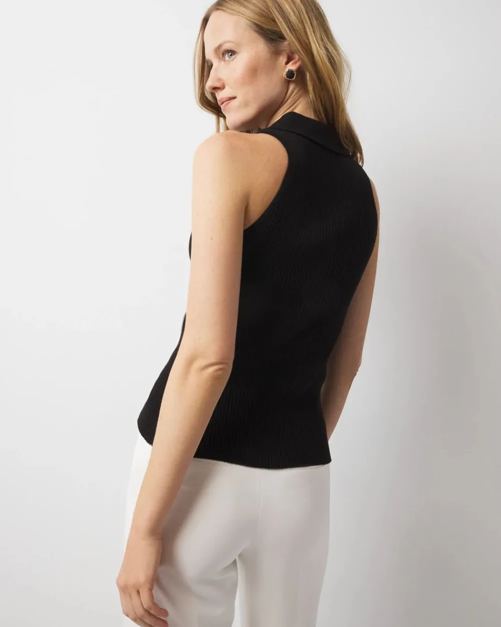 Henley Sweater Tank Top*White House Black Market Discount