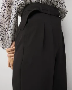 High-Rise Belted Tapered Ankle Pant*White House Black Market Best