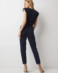 High-Rise Belted Tapered Ankle Pant*White House Black Market Best
