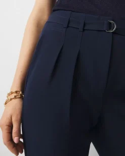 High-Rise Belted Tapered Ankle Pant*White House Black Market Best