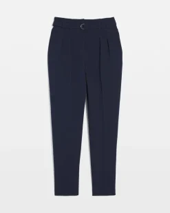 High-Rise Belted Tapered Ankle Pant*White House Black Market Best