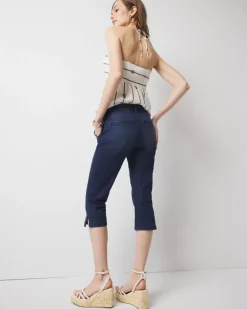 High-Rise Capri Jean*White House Black Market Sale