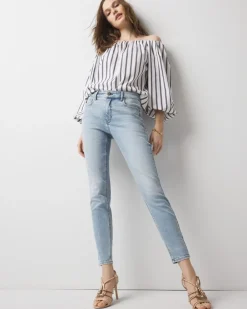High-Rise Everyday Soft Denim™ Skinny Jean*White House Black Market Clearance