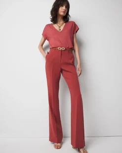 High-Rise Flare Trouser*White House Black Market Best