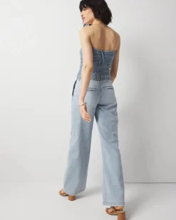High-Rise Pleated Trouser Jean*White House Black Market Outlet