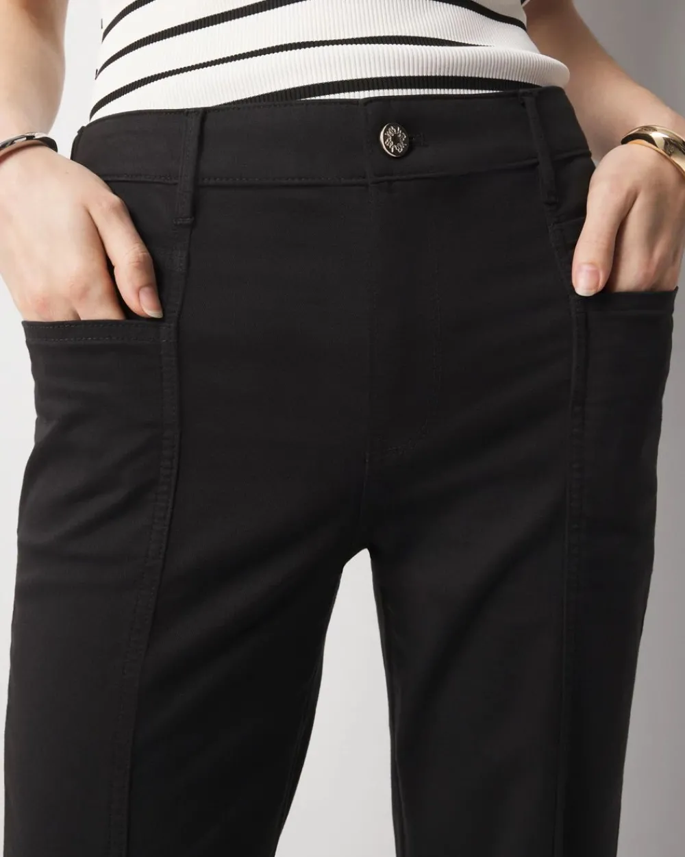 High-Rise Pret Double Pocket Wide-Leg Pant*White House Black Market Best