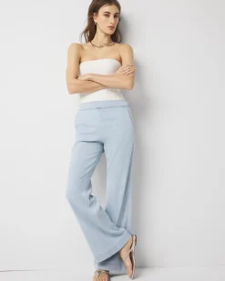 High-Rise Pull-On Wide Leg Jean*White House Black Market Online