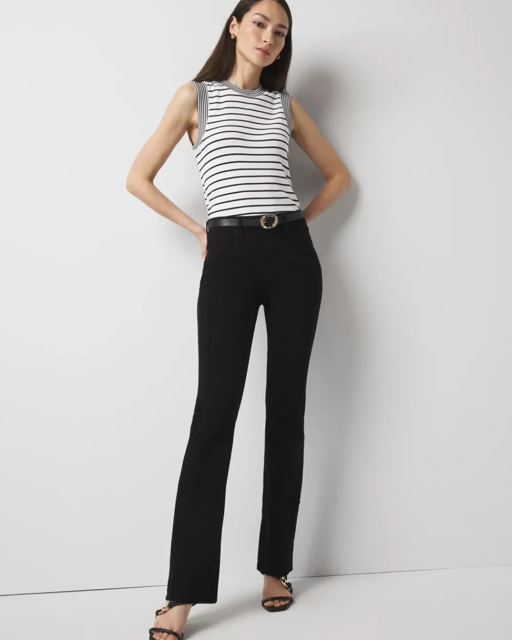High-Rise Skinny Flare Jeans*White House Black Market Fashion