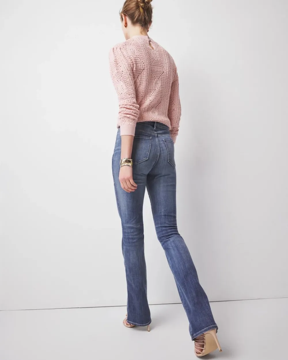 High-Rise Skinny Flare Jeans*White House Black Market Clearance