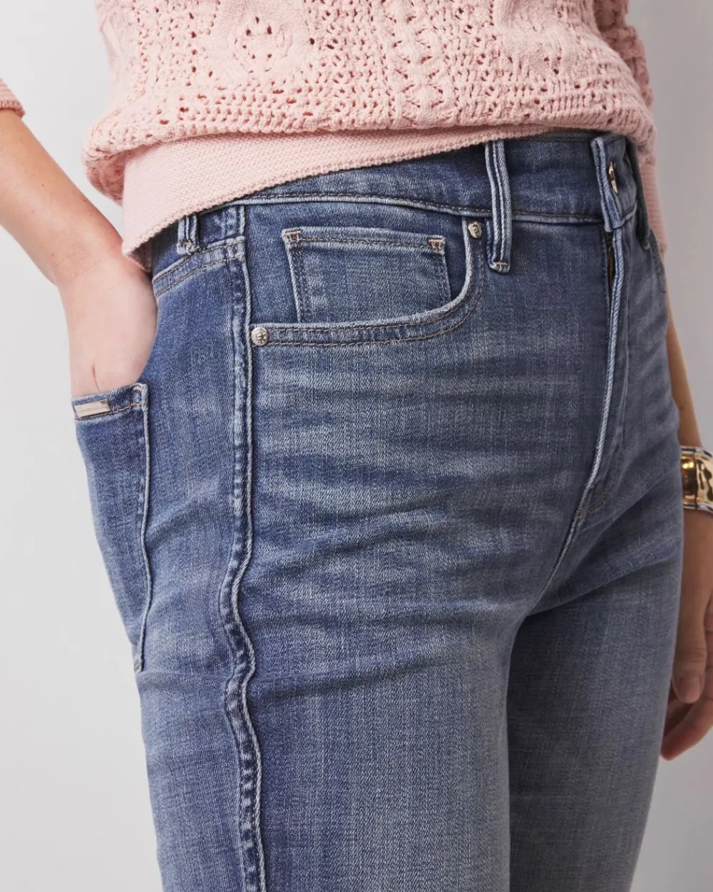 High-Rise Skinny Flare Jeans*White House Black Market Clearance