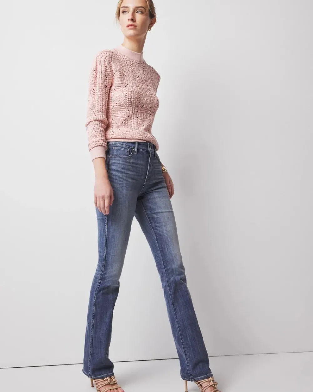 High-Rise Skinny Flare Jeans*White House Black Market Clearance