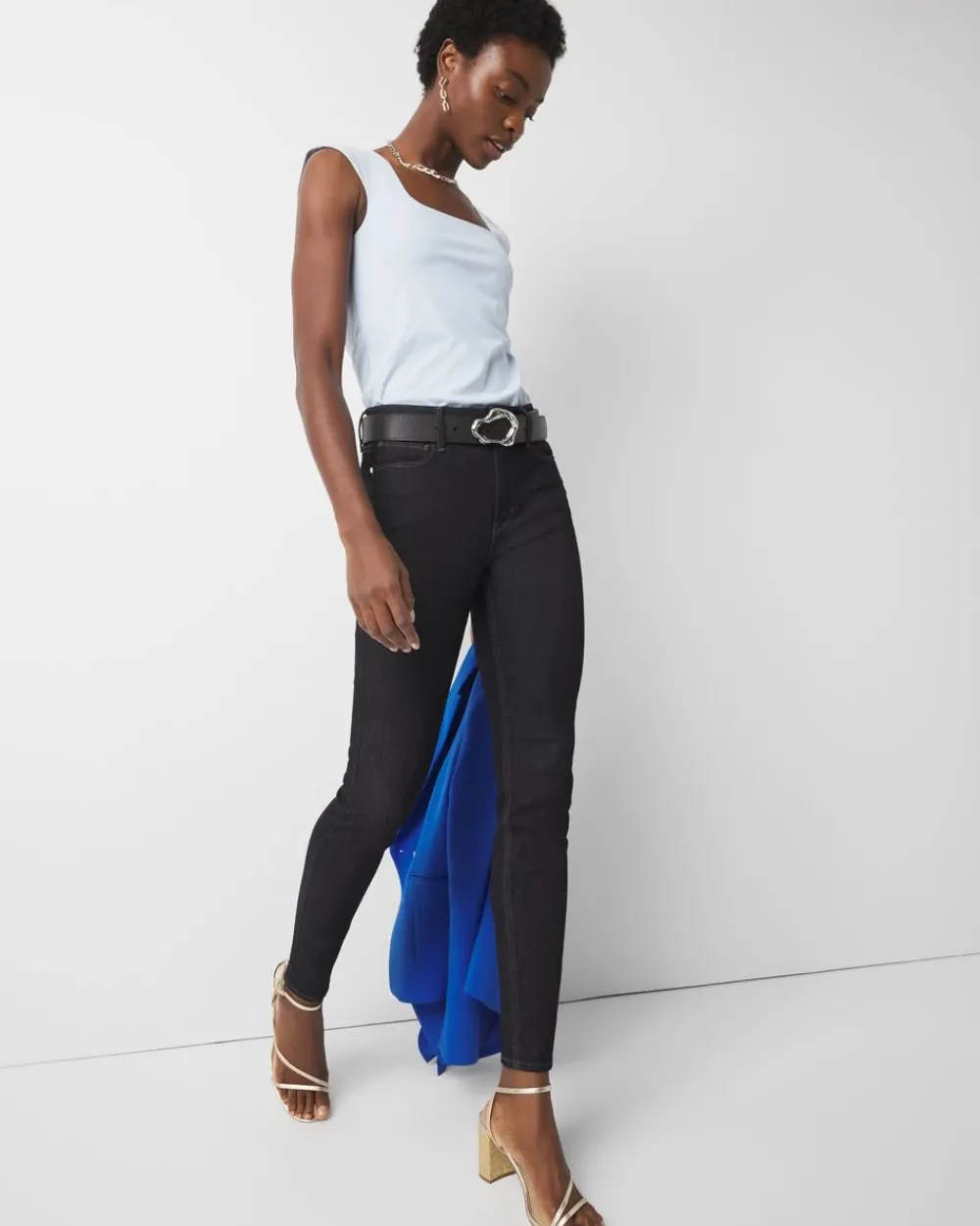 High-Rise Skinny Jeans*White House Black Market Sale